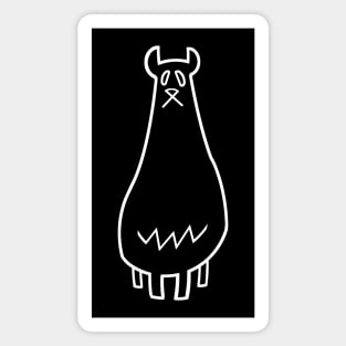 Llama Dude Magnet